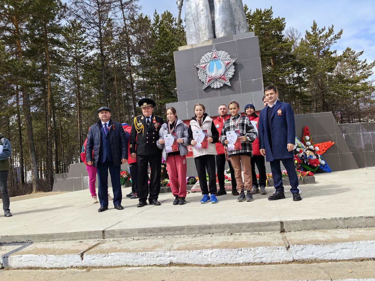 Легкоатлетический пробег, посвященный Дню Победы.